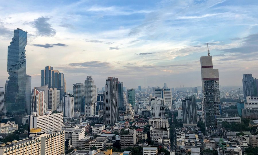 Bangkok city skyline